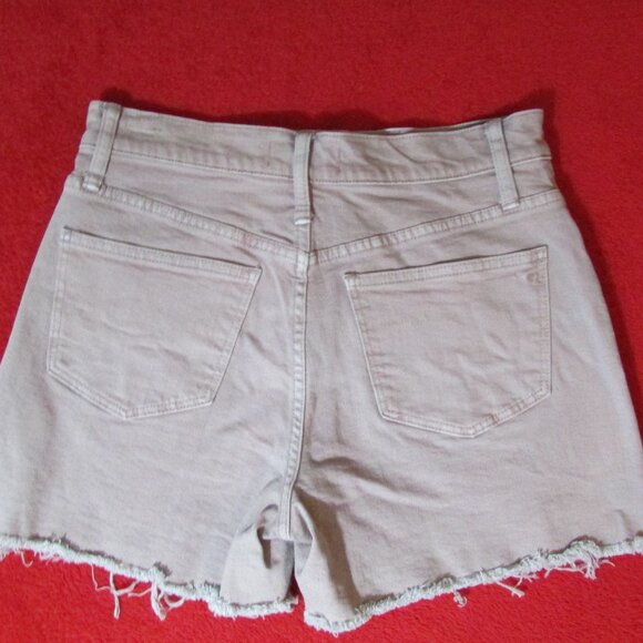 Madewell High Rise Garment Dyed Mauve Shorts - Stretch - Picture 5 of 7